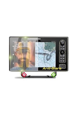 Humminbird Solıx 10 Chırp Mega Sı+ G3 - Ipg Anti-glare Yansıma Önleyici Mat Ekran Koruyucu