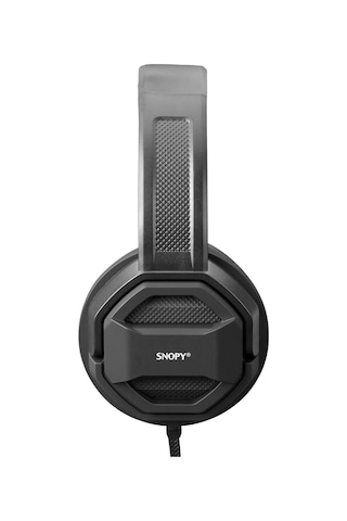 Snopy Sn-101, Bonny, Siyah, Kablolu, 3,5mm Jac, Ayarlanabilir Kafa Bandı, Microfonlu Kulaklık