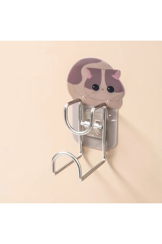 Else Nippon Askılık-4 Adet Güçlü Duvar Askısı Kendinden Yapışkanl Çok Renkli