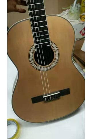 Agostini-Puka Hg400-N Maun Ağacı 4/4 Tam Klasik Gitar-Sap Ayarlı