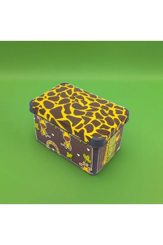Style Box Giraffe Desenli 10 L Dekoratif Saklama Ve Oyuncak Kutusu Sarı Style Box Giraffe Desenli 10 L Dekoratif Saklama Ve Oyuncak Kutusu Sarı