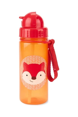 Skip Hop Pipetli Suluk 390 ML 12+ Ay Kırmızı-Turuncu