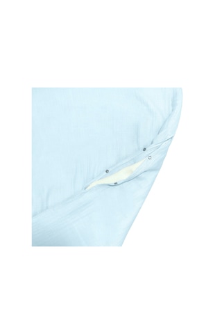 4 Katlı Müslin Bebek Nevresim Takımı Uyku Seti %100pamuk Mavi