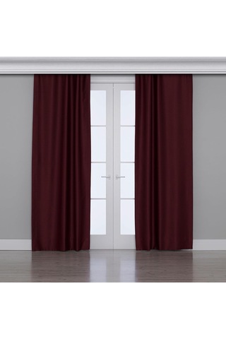 Fabric Design Blackout Açık Bordo Karartma Özellikli Fon Perde 200 X 270 Çok Renkli