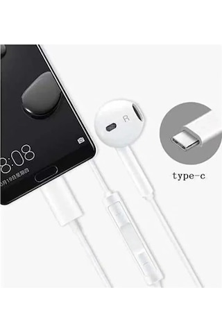 Eıma Type-c Kablolu Kulaklık Apple Uyumlu İphone 15 / 15 Pro / 15 Pro Max Uyumlu