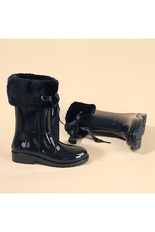 Igor Campera Charol Soft Kız Çocuk Su Geçirmez Yağmur Kar Çizmesi W10239 Siyah 001