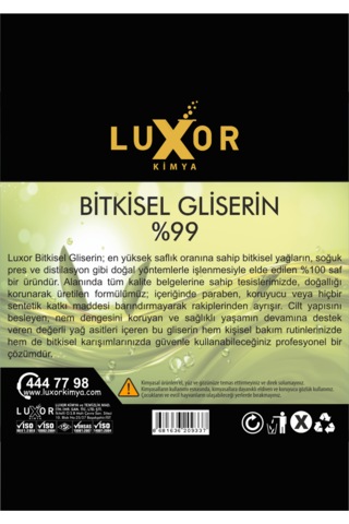 Kimya Bitkisel Gliserin 4 Kg Vegan Glycerine Nem Desteği