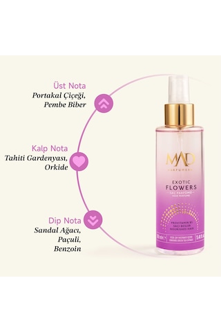 Mad Exotic Flowers Saç Parfümü 160 ML