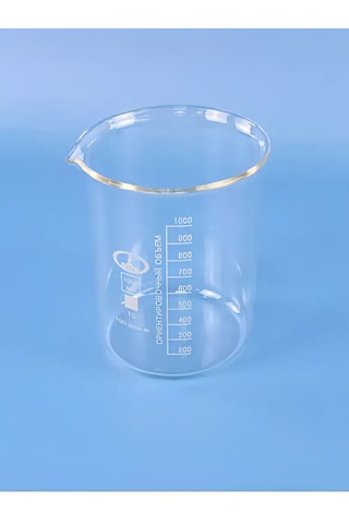 5drops Düşük Kenarlı Laboratuvar Bardağı 1000 Ml 152283647 Beyaz