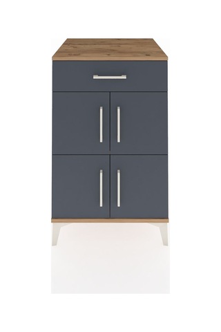 Kronos Komodin Tek Raflı Tek Çekmeceli 4 Kapaklı 60x59x96 Çam... Çam