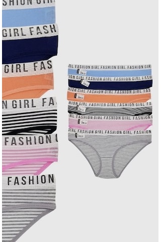 Tutku 12 'li Hera Fashion Girl Bayan Bikini Külot Kombin Çok Renkli