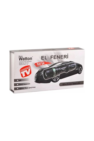 Zoomlu Oto Şarjlı El Feneri Wt-012 - 9076796333500ynt Çok Renkli