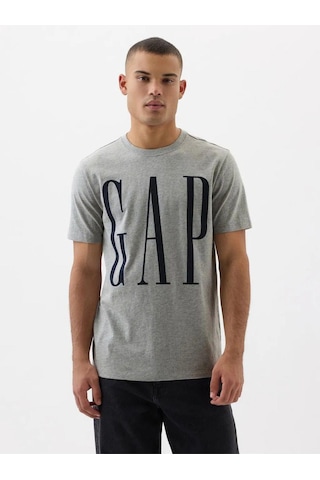 Everyday Soft Gap Logo T-shirt Gri-6059 Gri