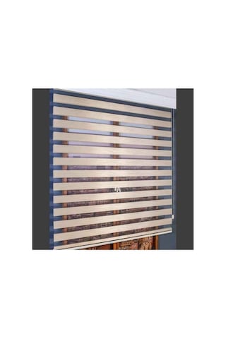 Sütlü Kahverengi Ithal Bambu Zebra Modern Perde Yüksek Kalite Sütlü Kahve