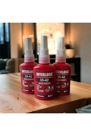 İnterlock 35-42 Orta Mukavemette Kenetleme Ve Sızdırmazlık 50 Ml