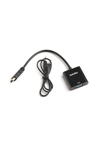 Dark Dijital Hdmı To Analog Vga Ve Ses Aktif Dönüştürücüsü (Dk-Hd