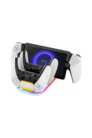 İpega Pg-p5p03 3in1 Ps Portal/ps5 Dualsense Rgb Şarj İstasyonu Dock