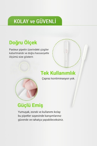 Pastör Pipet 3 Ml Paket/ 500 Adet