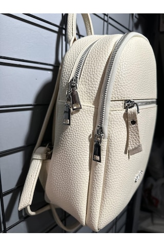 Matthew Cox T773 Bej Kadın Sırt Çantası Mavi