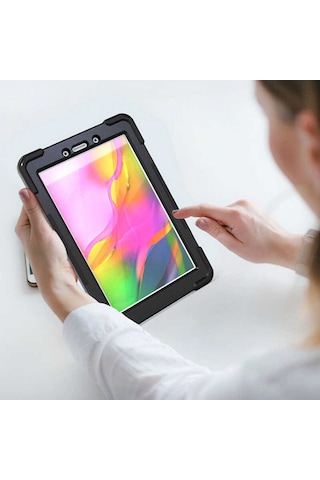Galaxy Uyumlu Tab S6 Lite P610 Kılıf Zore Defender Tablet Silikon