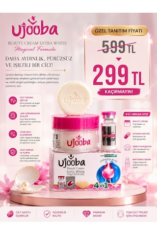 Arenist Ujooba Extra White Beauty Cream 4in1 Bakım Seti