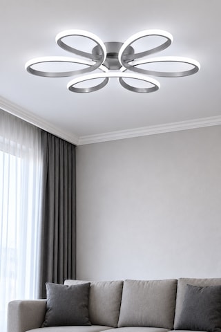 Niva Led Plafonyer Avize Beyaz Işık Gri