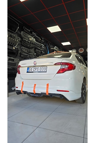Fiat Egea Arka Tampon Eki Karlık Plastik Boyasız