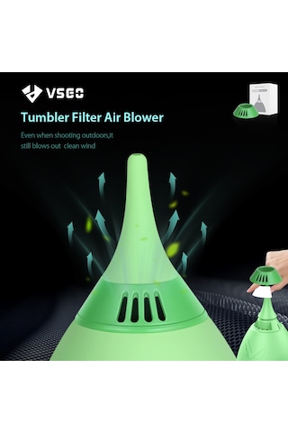 Vsgo Tumbler Kamera Hava Üfleyici / Air Blower Green