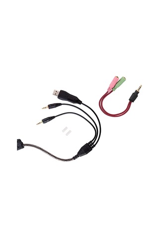 Rampage Sn-r5 X-core Siyah-kırmızı Oyuncu Mikrofonlu Kulaklık Usb Kdo