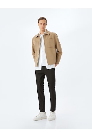 Koton Slim Fit Kot Pantolon - Brad Jean Siyah 5sam40061nd Siyah