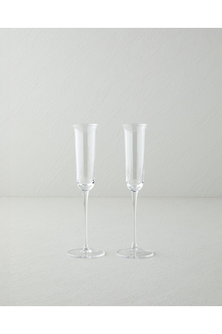 English Home Lustrous Kristal 2 Li Kahve Yanı Kadeh 85 Ml Şeffaf Şeffaf