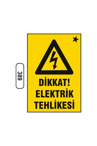 Dikkat Elektrik Tehlikesi Uyarı Ikaz Levhası (499737740) Dikkat Elektrik Tehlikesi Uyarı Ikaz Levhası (499737740)