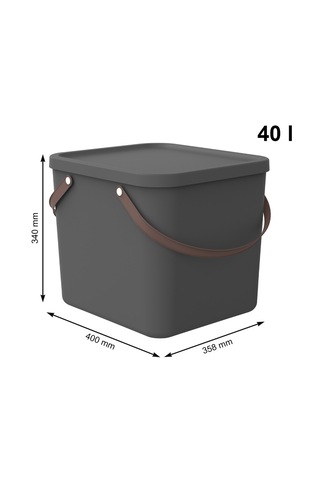 Albula Modern Depolama Kutusu 40l Antrasit