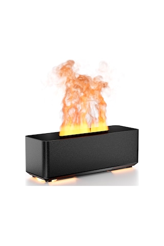 Uçucu Yağ Difüzörü 280ml, Sanal Alevli Ev İçin Difüzörler, Ultrasonik Elektrik Aromaterapi Difüzör, Yatak Odası İçin Hava Nemlendiricisi Aqua Flame Nemlendiricisi