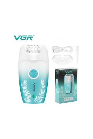 Vgr V-738 Profesyonel Kadın Epilatörü Led Işıklı, 18 Cımbızlı, 2 Hız Ayarlı Ve Usb Şarjlı Kablosuz