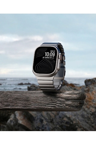 Apple Uyumlu Watch Ultra 1/2/3 49mm Kordon Hafif Saf Titanyum Kayış 149