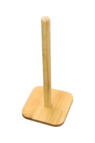 Bambu Kağıt Havlu Tutucu Doğal Ahşap, Sağlam Ve Şık Tasarım 4 Renk