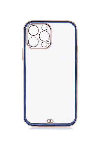 Zeyline Apple Uyumlu iPhone 13 Pro Max Zore Voit Clear Kapak-lacivert