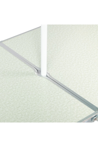 FUNKY CHAIRS Şemsiyeli Katlanabilir Piknik Masası - Gri