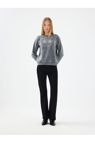 LOFT Regular Fit Kadın Sweatshirt Lf2040513 Q1.v1 Gri