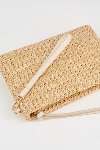 Vivaq Kadın Bellis Örgü Hasır Astarlı Suni Deri Bilek Askılı Portföy El Ve Clutch Çanta
