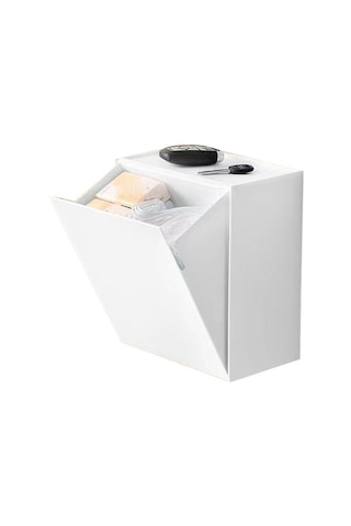 Besthome1 Duvar Tipi Çok Amaçlı Depolama Kutusu, Beyaz Kapaklı Organizer, Banyo & Mutfak İçin Pratik Solution Diğer