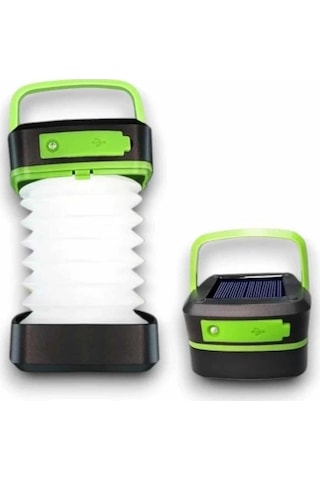 Kamp Feneri Lambası Solar Güneş Enerji Portatif Işıldak Şarjlı Çok Renkli 90315178
