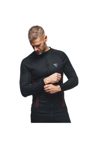 Dainese Daınese No Wınd Thermo Ls Black Red Siyah