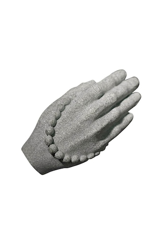 Süs Akvaryumu Dekoru Kumtaşı El Süsü Heykeli Uzay Dekorasyonu Gri