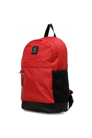 Lumberjack Olıver Sıyah Unisex Sırt Çantası Okul Çantası Laptop Bölmeli Kırmızı - Kırmızı