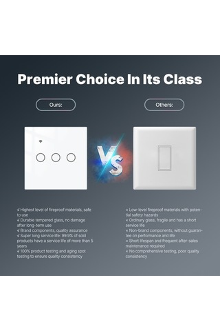 Trendooze Zamanlama Yangın Wifi Uzaktan Uygulaması Tuya Tek Sıfır Sesli Evrensel Dokunmatik Anahtarı Anahtar Anahtar Akıllı Akıllı 1-gang Vi 1-gang