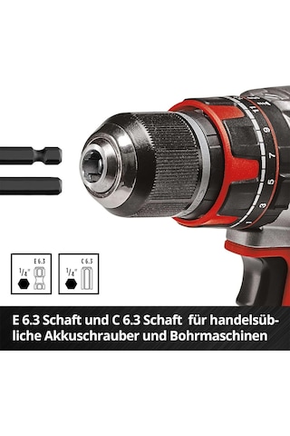 Einhell 40 Parça Delici ve vidalama uç seti L-CASE kutu - 49109053