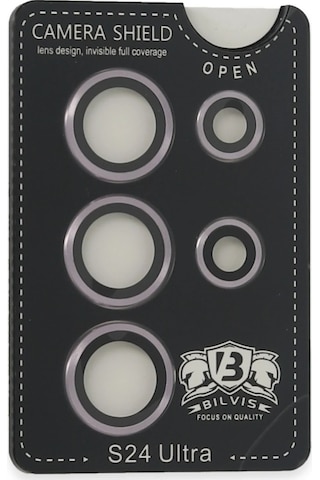 Mey İthalat Samsung Galaxy S24 Ultra Bilvis Titan Kamera Lens - Derin Mor 11