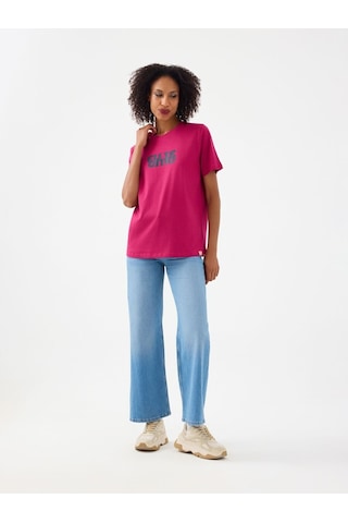 LOFT Regular Fit Kadın Tshirt K.kol Lf2039132 Q1.v1 Fuchsia